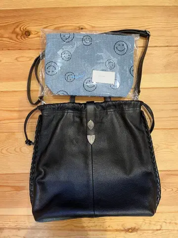 ear PAPILLONNER 복조리 가죽 핸드백