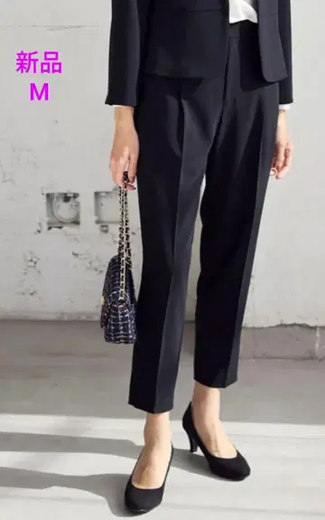 새상품 any SiS 세레모니 더블 크로스 테이퍼드 팬츠 M