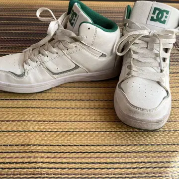DC 하이컷 스니커즈 화이트/그린