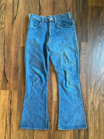 70년대 JC 페니 플레어 데님