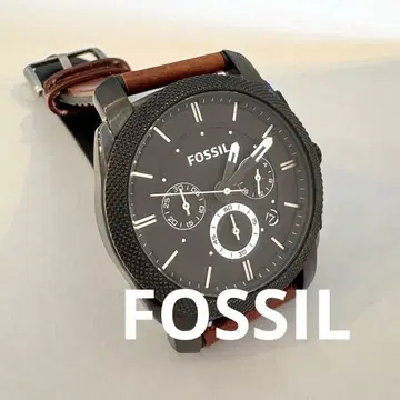[ 가동품 ] FOSSIL 아날로그 손목시계 블랙 페이스