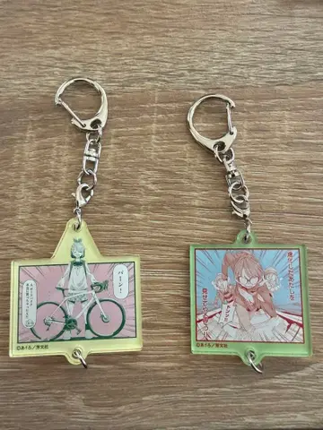 유루캠 10주년 기념 전시회 이어지는 시계 부품 아크릴 키링 컬렉션 2개