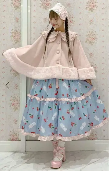 axes femme Chalmiere 도리 케이프 ( 핑크 )