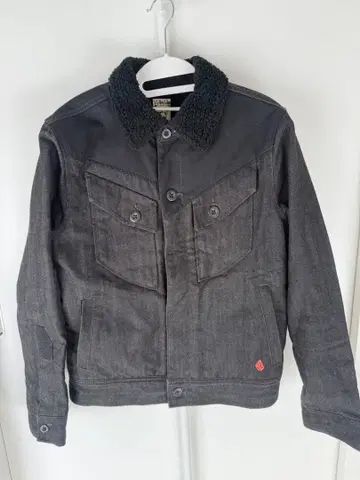 볼컴 다크 그레이 데님 자켓 S