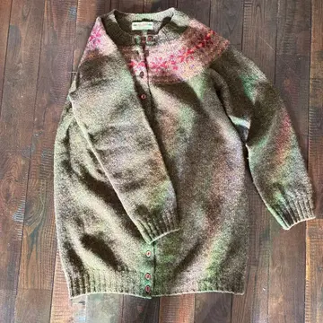 Moffat 스코틀랜드 울 노르딕 가디건 M 사이즈