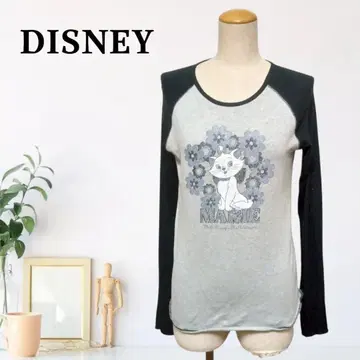zB1016 [ L ] DISNEY 캐릭터 링거넥 프린트 T셔츠