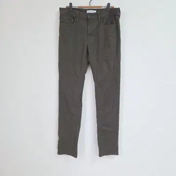 GU 원더 쉐이프 스키니 팬츠 카키 XS 스트레치 소재