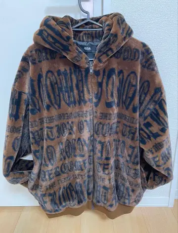 [ AZUL by moussy ] 플리스 후드티