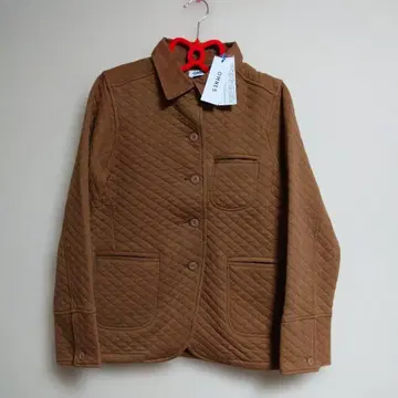 [택 포함 새상품] OMNES 카멜색 퀼팅 겉옷 사이즈 L