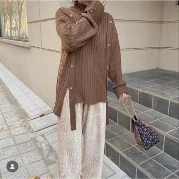 LE MORE 벨로아 플리츠 팬츠