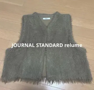 저널 스탠다드 리룸 나일론 페더 베스트 퍼 베스트 샤기