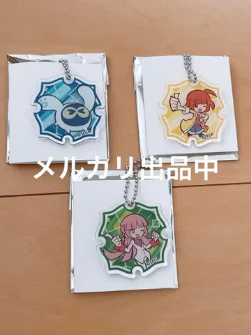 뿌요뿌요 트레이딩 아크릴 키링 아타리 푸보 세오 아루루