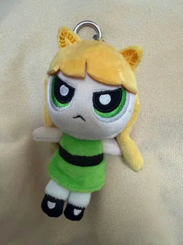 newjeans 해린 파워퍼프 키링 봉제 인형 키링