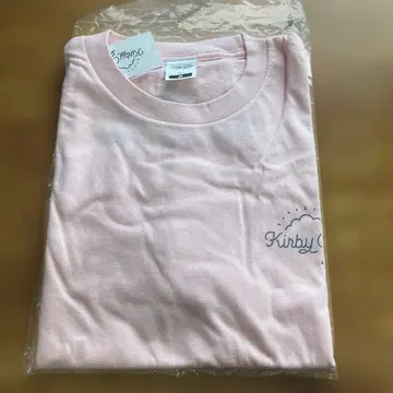 커비 카페 커비 T셔츠 성인 M 사이즈 핑크색