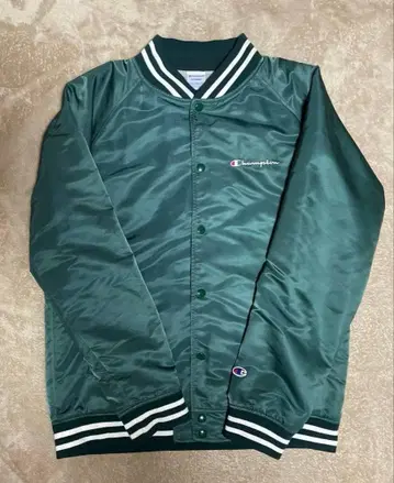 Champion 챔피온 바시티 자켓 그린 XL 사이즈