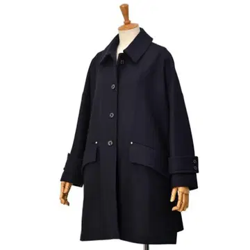 컨디션 최상 매킨토시 햄비 체스터 코트 네이비 빅 사이즈