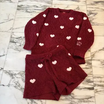 GELATO PIQUE 하트 무늬 룸웨어 세트