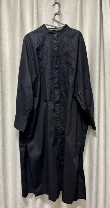 ZARA 빅 사이즈 플리츠 원피스 블랙