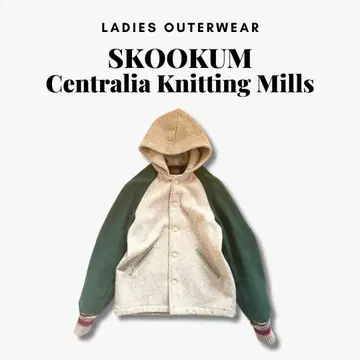 SKOOKUM 스쿠컴 USA제 레터맨 울 후드 32