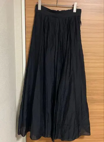 아파트 바이 로리즈 플레어 스커트 블랙 F 사이즈