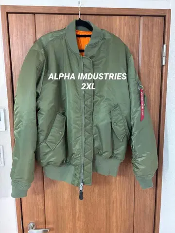ALPHA INDUSTRIES MA-1 알파 플라이트 자켓 2XL