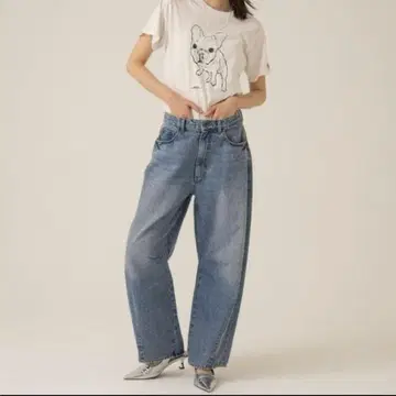 Cocoon Wide Denim Pants eL jeanasis