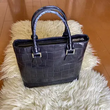 [ HAKU ] 소가죽 엠보싱 크로커다일풍 백