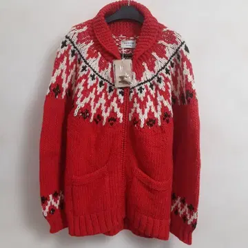 [ 새상품 ] 프릭스스토어 페루제 핸드 니트 카우친 스웨터 울