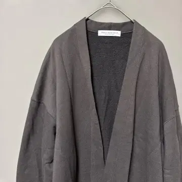 어반 리서치 가운 가디건 (F) 차콜 그레이 심플 루즈핏