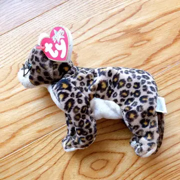 ty2000 봉제 인형 레오파드 당시물 레어 택 포함