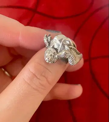 동물 모티브 실버 반지 15호