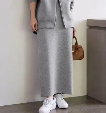 SLOBE IENA 스 종이 아이라인 스커트 그레이A 38