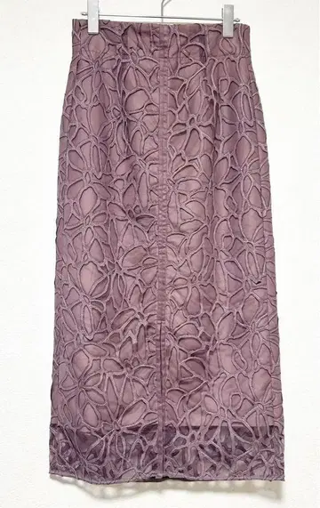 미사용 택 포함 FRAY I.D 히트컷 플라워 스커트