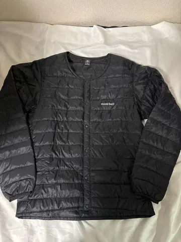 스페리오 다운 베스트 라운드넥 블랙 사이즈 S