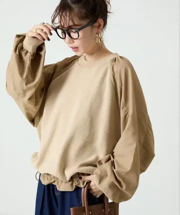 [택 포함 새상품] 프릭스스토어 직물 도킹 니트 풀오버