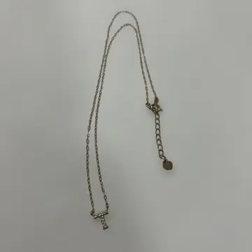 사만다 티아라 골드 T자형 펜던트 목걸이