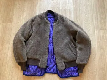 Jonnlynx 알파카 보아 자켓 브라운