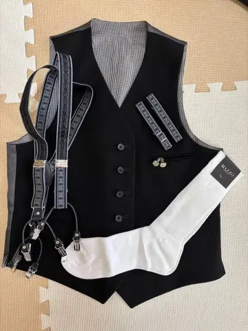 리버서블 지레 베스트 잡화 세트 M 사이즈 포멀