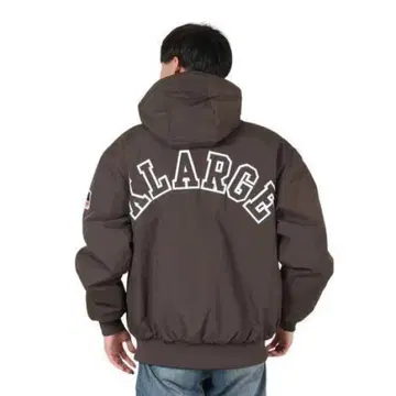 XLARGE 브라운 다운 자켓