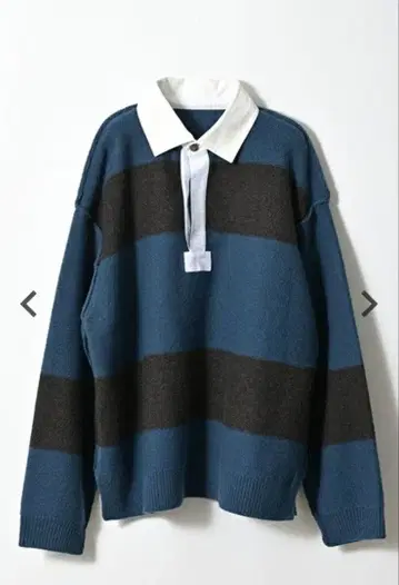 아무 보더 라거 셔츠 니트