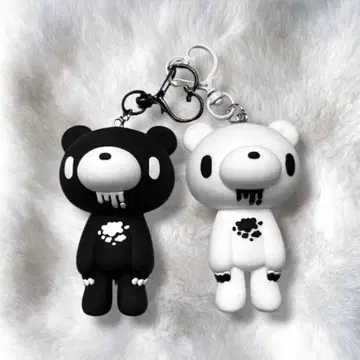 그루미 실리콘 키링 GLOOMY 흑백