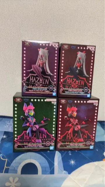 해즈빈 호텔에 오신 것을 환영합니다 모니터 탑 피규어 4종 세트