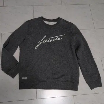 LACOSTE 라코스테 속기모 자수 로고 맨투맨 L