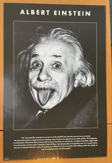ALBERT EINSTEIN 포스터