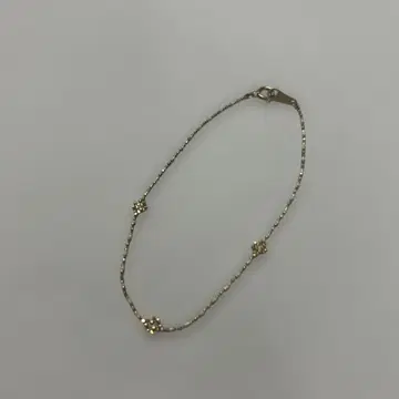 노제스 비즈 장식 금속제 팔찌