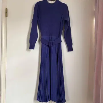 Mila Owen 플리츠 롱 원피스