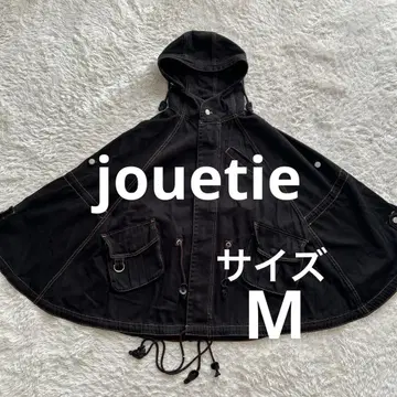 jouetie 쥬에티 복각 오버 판초 후드 부착 락 데님