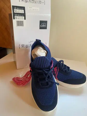 락포트 워커 M 사이즈 23.5~24.0 새상품 네이비.핑크, 인솔 포함