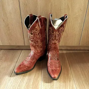 토니 라마 레드 웨스턴 부츠
