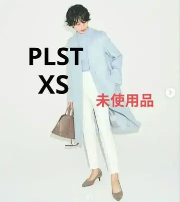 새상품 PLST 플라스테 웜 리저브 스틱 팬츠 화이트 XS 가을/겨울